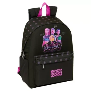 K-pop Demon Hunters Negra school bag with laptop compartment 43 cm