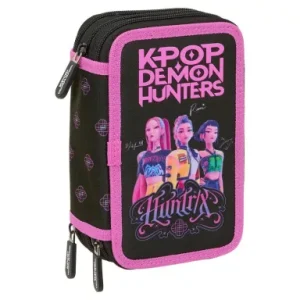 K-pop Demon Hunters Negra filled 3-tier pencil case