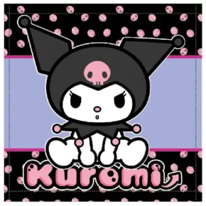Πετσέτα προσώπου-χεριων Hello Kitty Kuromi Size: 30x30cm