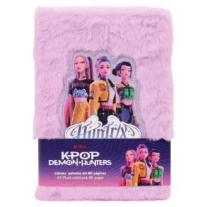 K-pop Demon Hunters Hunterx plush A5 notebook, notepad