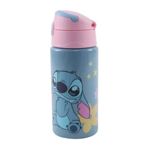 Disney Lilo and Stitch Aliens aluminum straw bottle with hook 500 ml