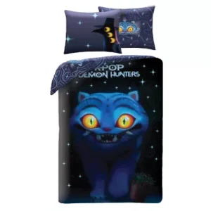 K-pop Demon Hunters Derpy microfibre bedding set 140×200cm, 70×90 cm
