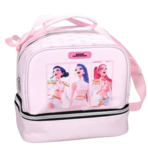 Τσάντα φαγητού K-pop Demon Hunters Pink Thermo Size: 21x15x20cm
