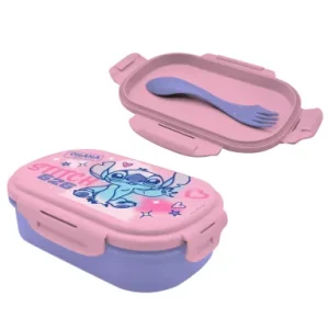Σετ τάπερ φαγητού με πιρούνι Disney Lilo and Stitch