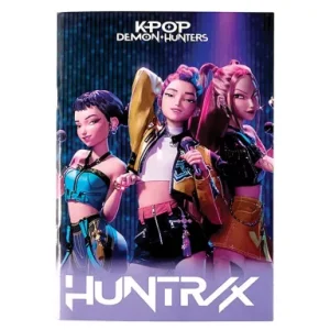 K-pop Demon Hunters Singers A4 Ruled Notebook 50 Sheets