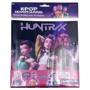 K-pop Demon Hunters Hunter X Sticker album with 50 stickers