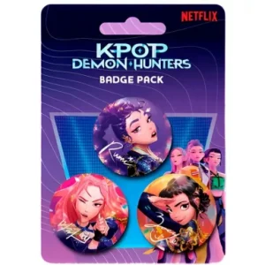 K-pop Demon Hunters Trio Set of 3 Badges
