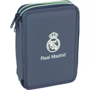Real Madrid Blue filled pencil case 2-tier
