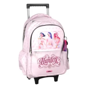 K-pop Demon Hunters Pink rolling school bag, bag 46 cm