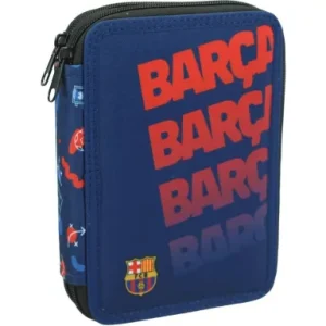 FC Barcelona Barca filled double-decker pencil case