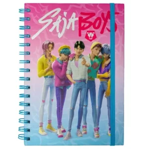 K-pop Demon Hunters Saja Boys spiral notebook, lined notebook A5