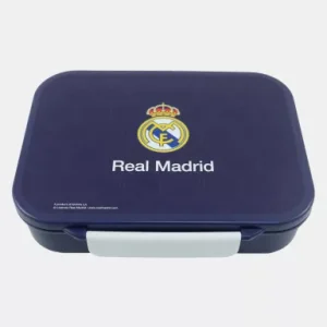 Real Madrid Blue multi-compartment lunch box, sandwich box