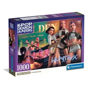 K-pop Demon Hunters Golden 1000-piece Compact Puzzle Clementoni